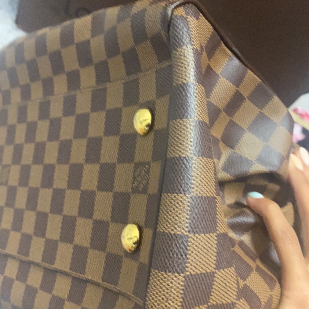 Louis Vuitton Brown Checkered Shoulder Bag TREVI GM - Picture 6 of 16